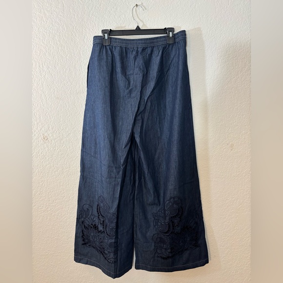 NEW WITH TAGS JADE Johnny Was Frankie Easy Pant Size Women’s Medium Boho Floral - Picture 4 of 9